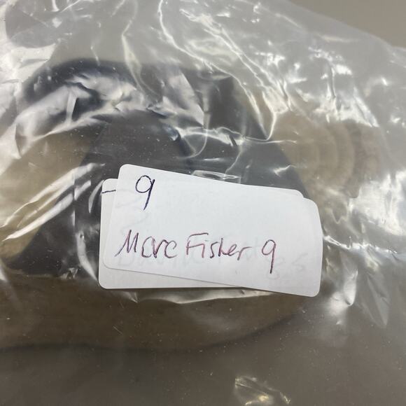 Marc Fisher Sandals 9 Platform Espadrille Brown Leather Ankle Strap Boho Randall - Picture 12 of 12